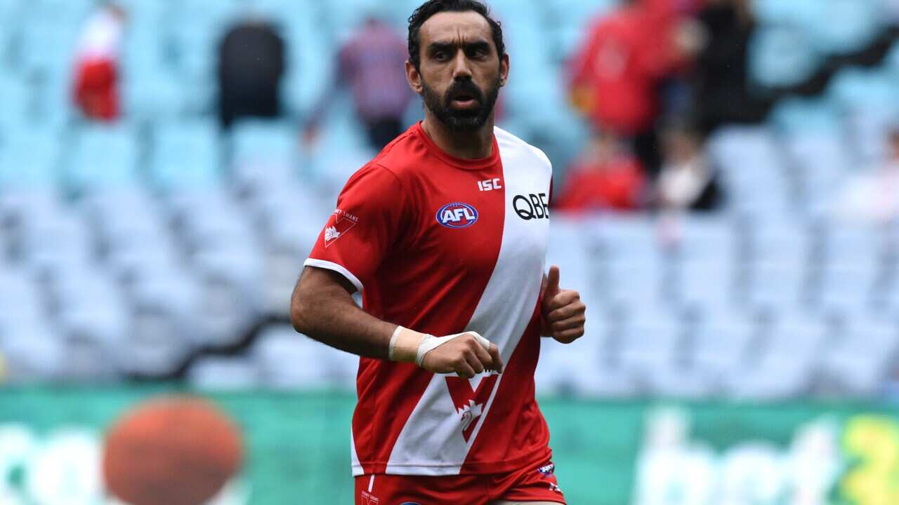 Swans player Adam Goodes 
