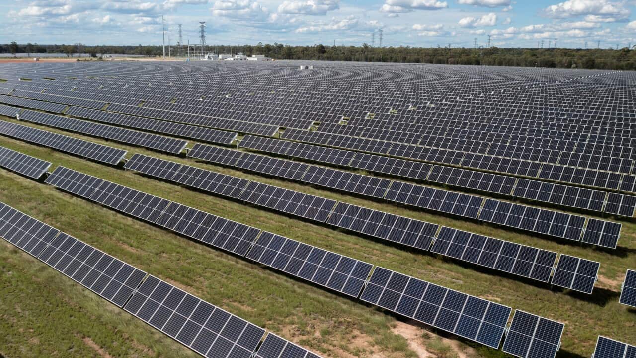 Western Downs Green Power Hub solar farm in Queensland.
