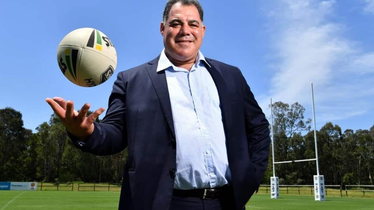 Mal Meninga poses for a photograph on the Gold Coast.