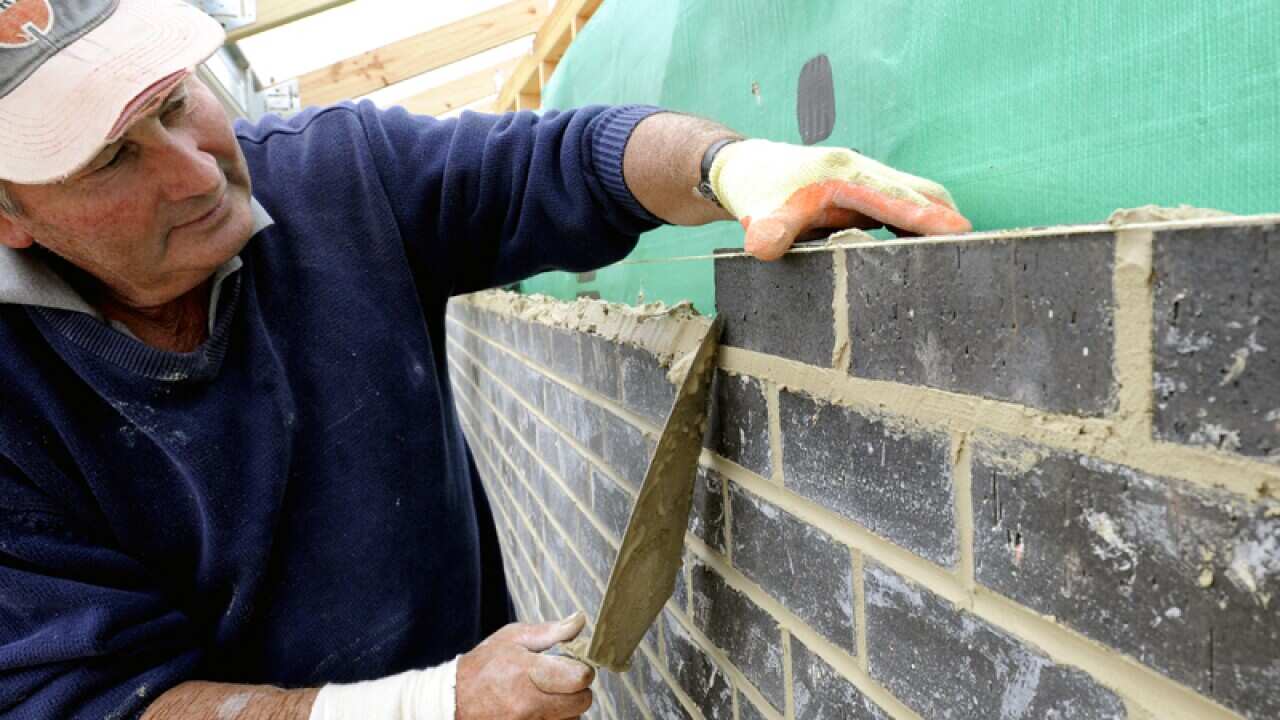 A new home under construction in Canberra