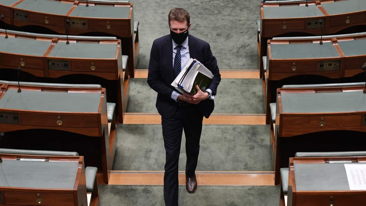 Minister for Industry Christian Porter has resigned from the frontbench.