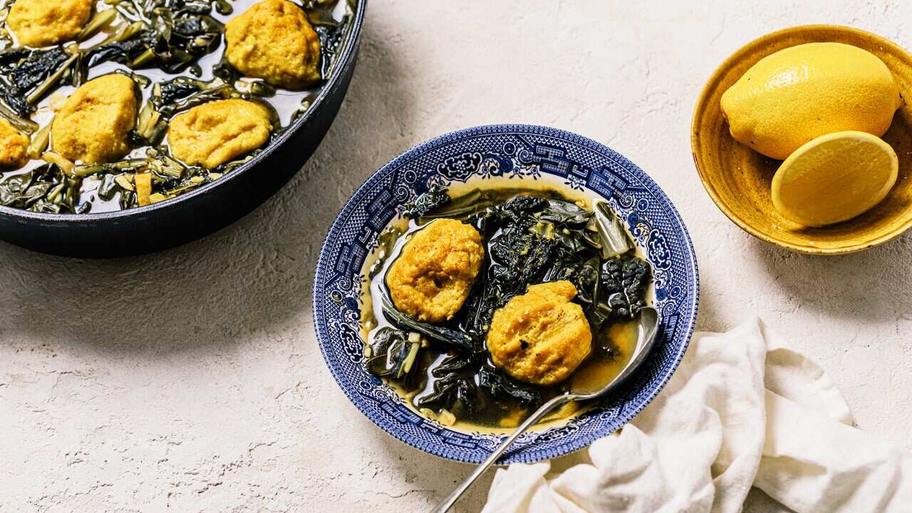 Vegetable Soup with Bread Dumplings