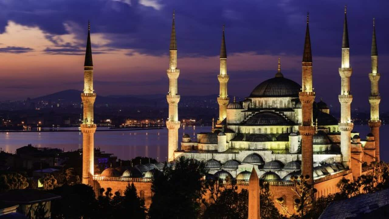 Blue Mosque for its blue interior, Istanbul, Turkey