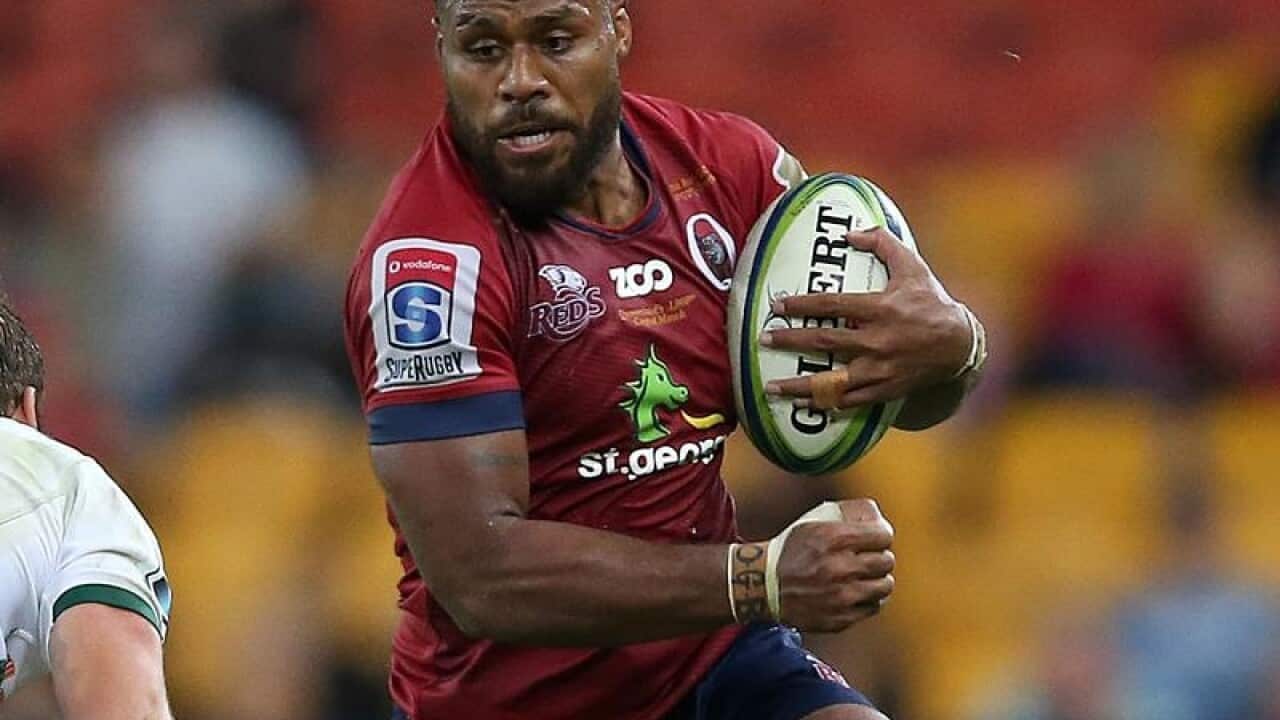 Reds player Samu Kerevi