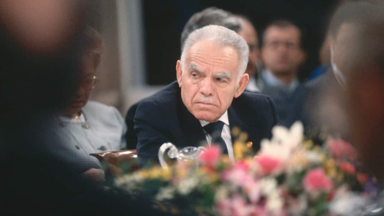 Yitzhak Shamir at Peace Conference