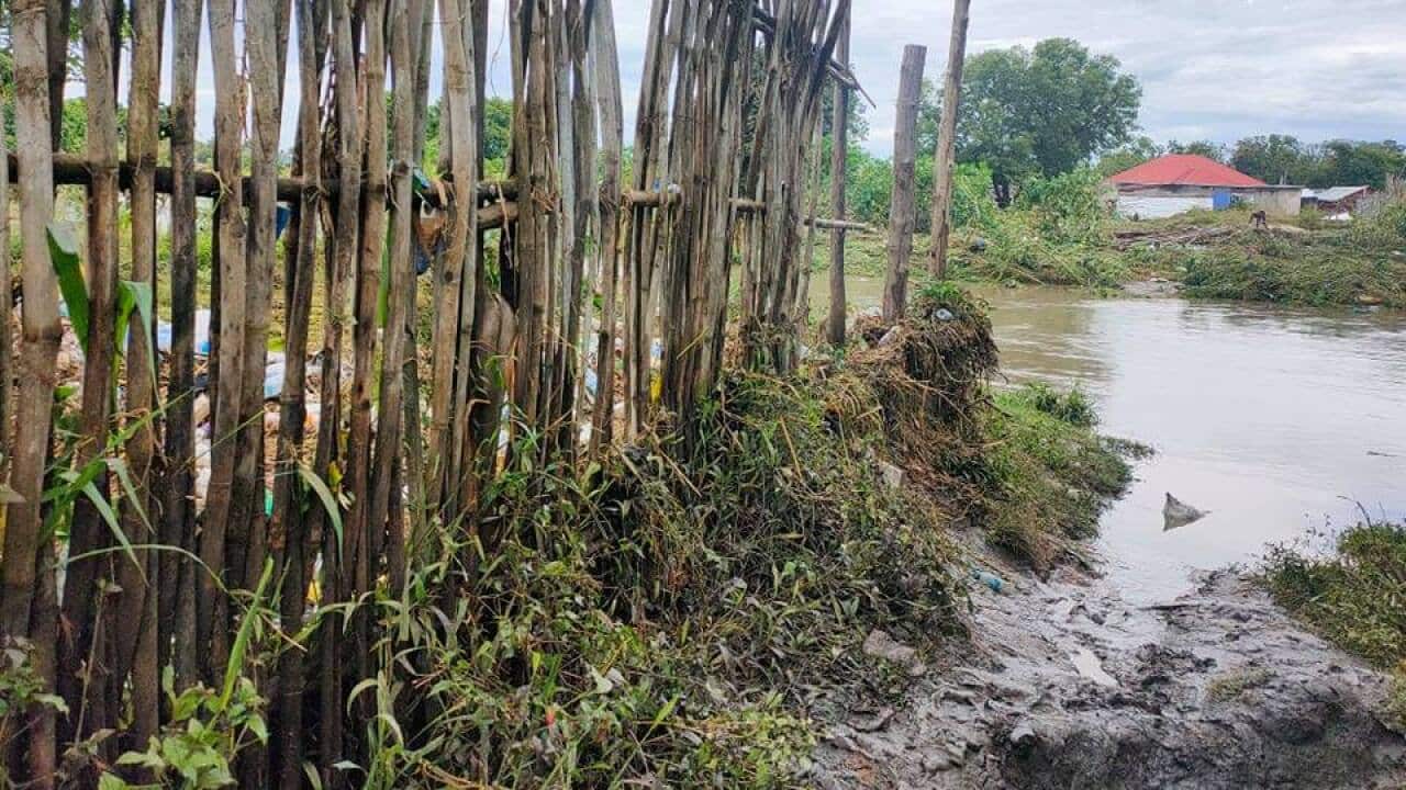 Flood water in Shirkat, juba
