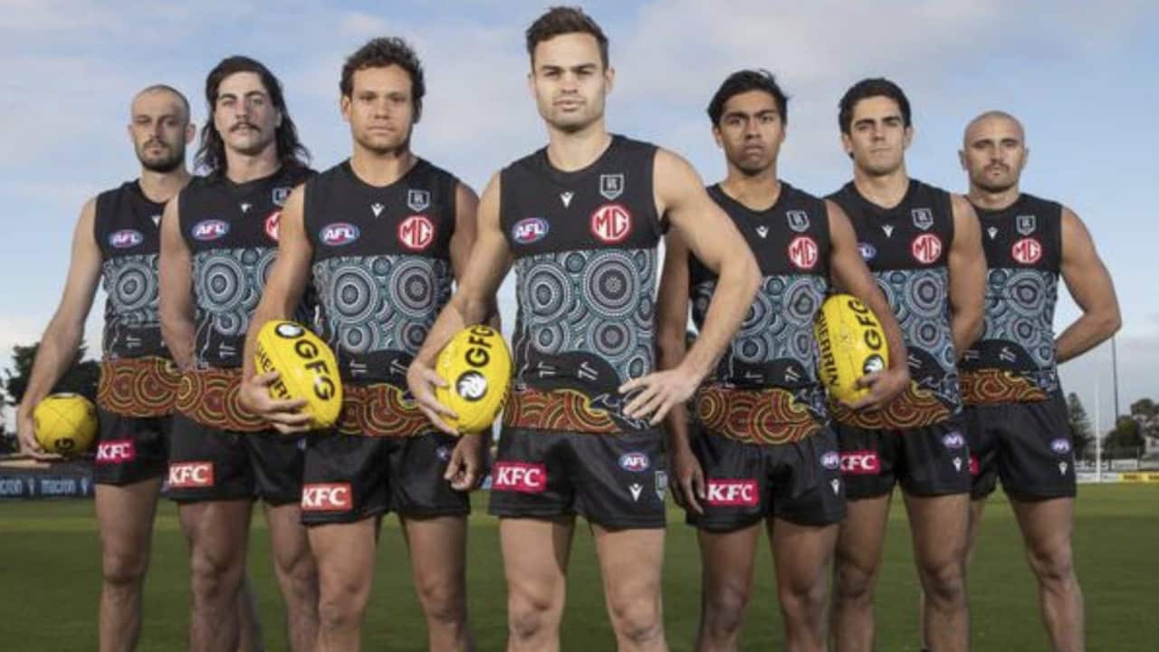 Port Adelaide is investigating claims its Indigenous guernsey was plagiarised.