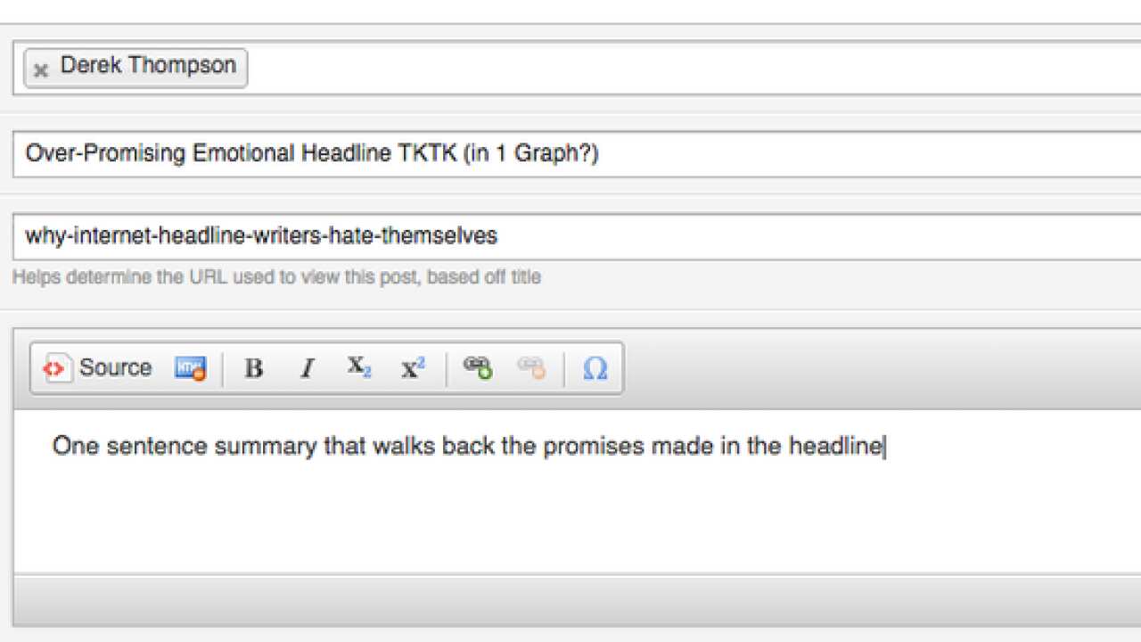Why internet headline writers hate themselves