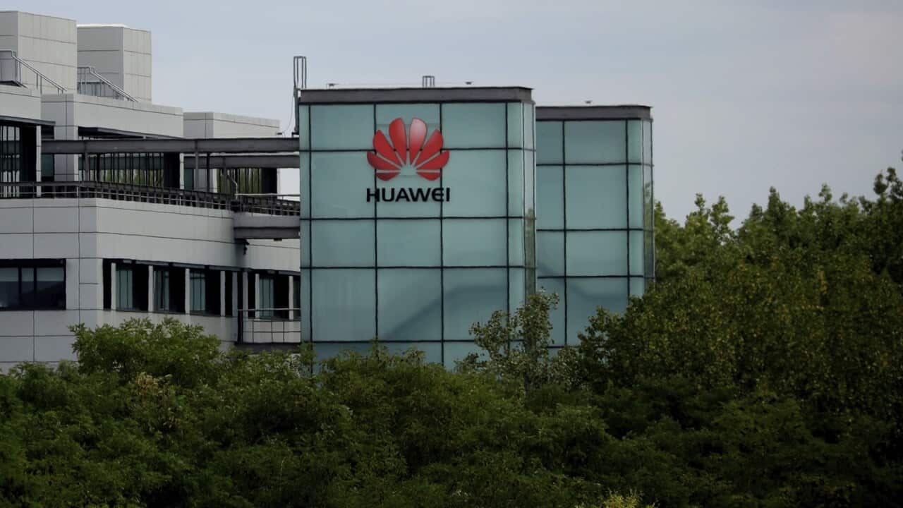 Huawei premises in Reading, England