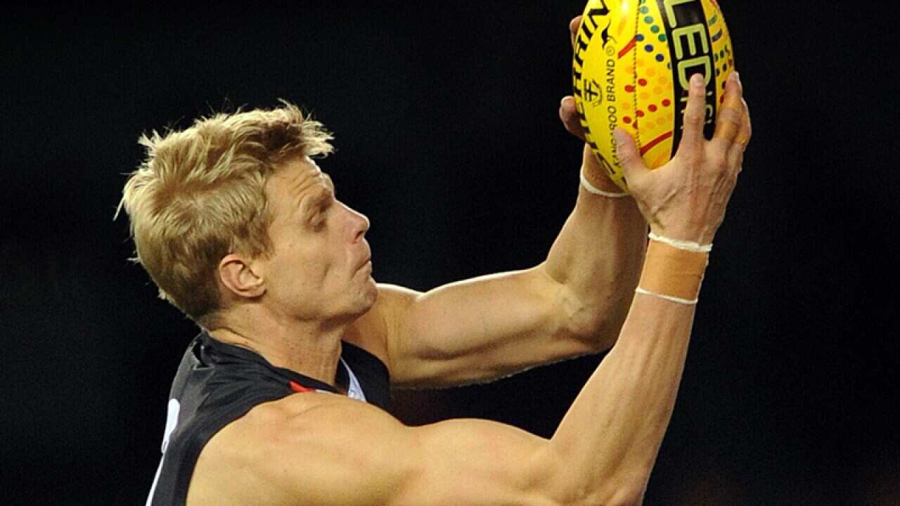Nick Riewoldt in action