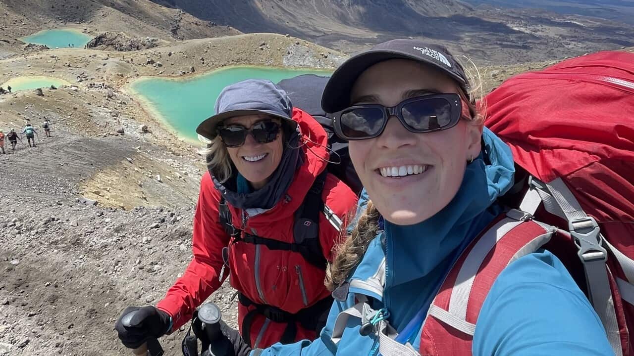 Claudia Southern (L) and her daughter Claudia Southern (R) say they are fond of travelling.