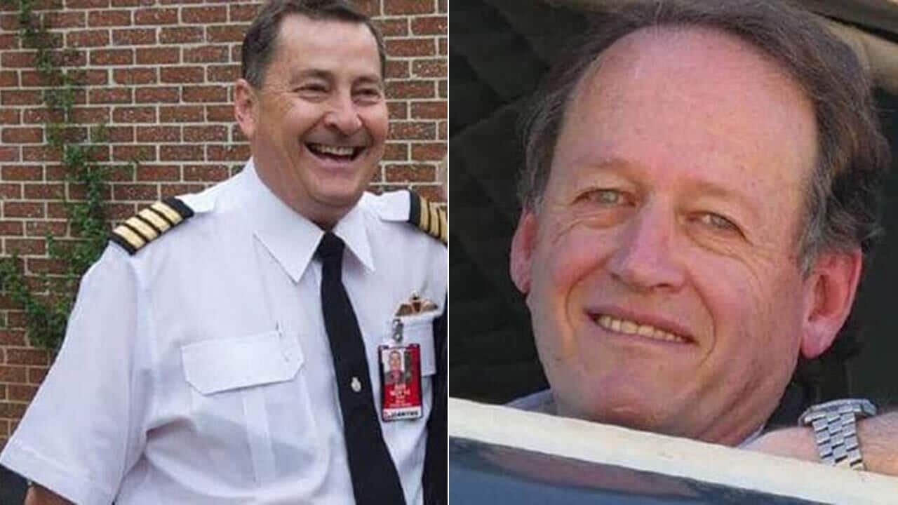 Retired Qantas pilot Ross Kelly and Qantas pilot Douglas Haywood were injured in the crash in South Africa.