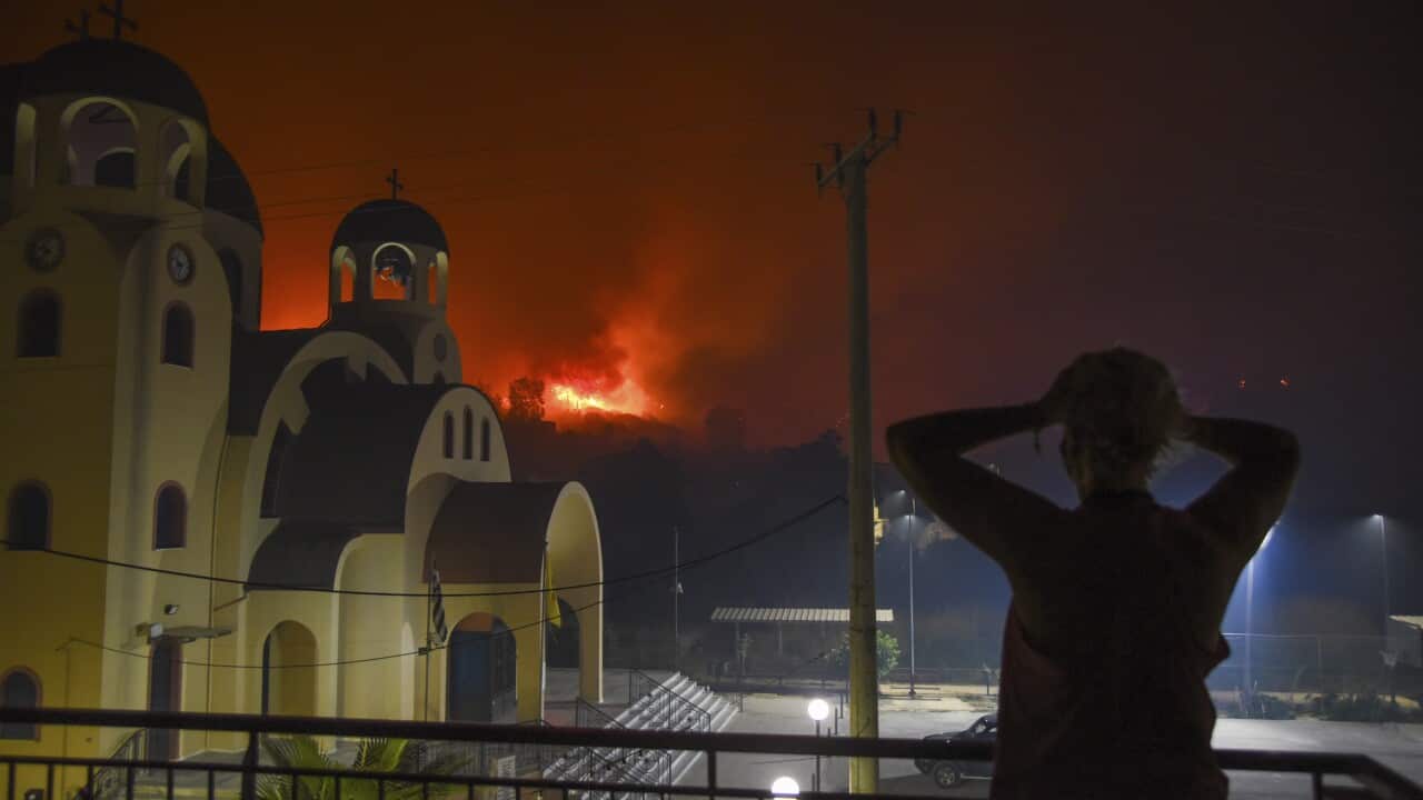 APTOPIX Greece Wildfires