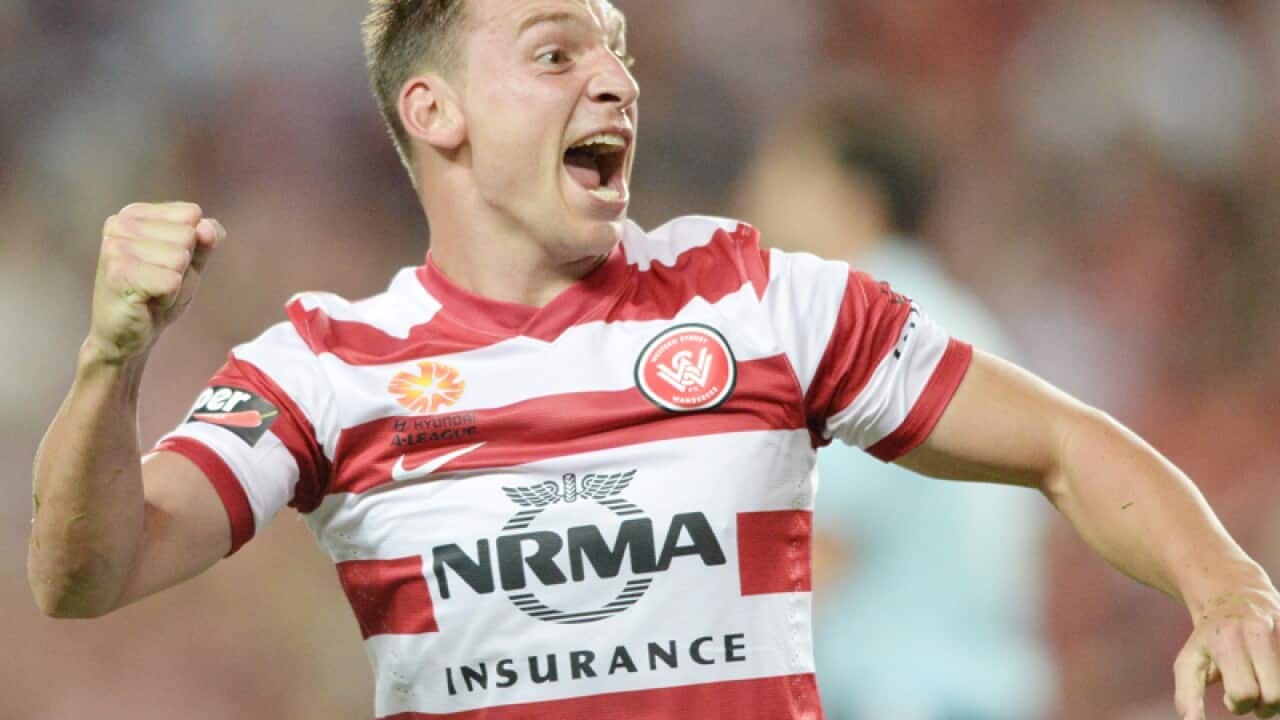 Western Sydney Wanderers' striker Brendon Santalab
