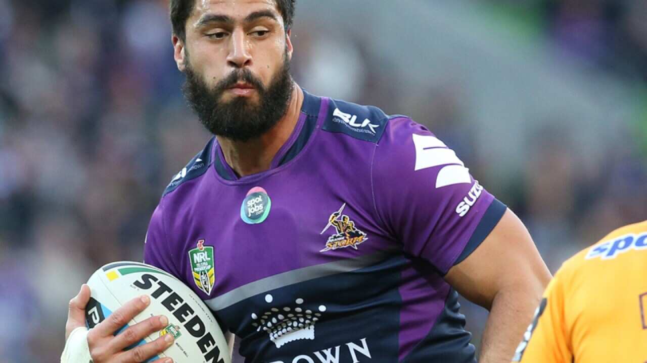 Jesse Bromwich in action for the Storm