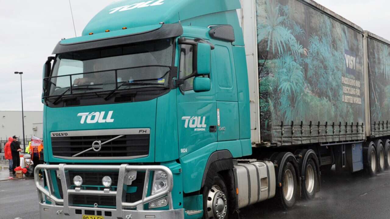 A Toll Holdings truck