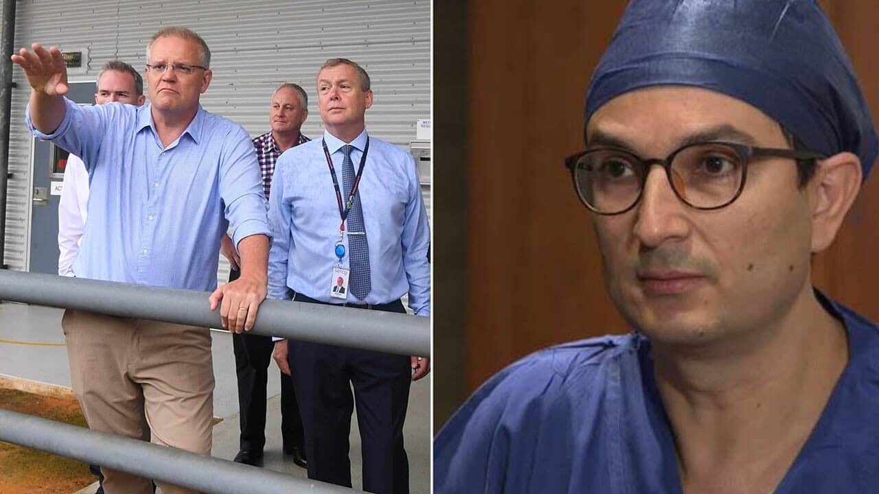 A refugee surgeon who landed on Christmas Island in the 1990s has slammed the government's plan to reopen the detention centre there.
