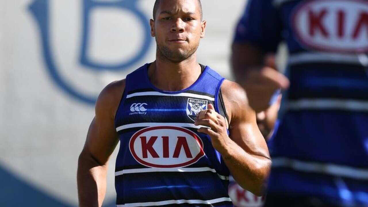 Moses Mbye during a training session