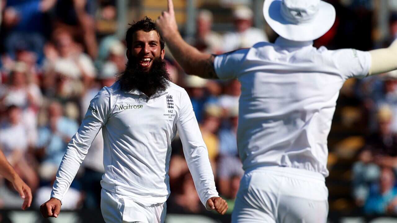 England's Moeen Ali.