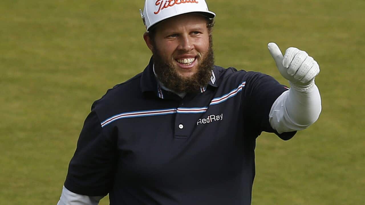 England's Andrew Johnston