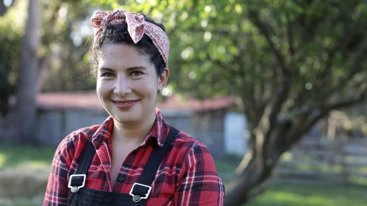 Michelin star trained chef Analiese Gregory in A Girl's Guide to Hunting, Fishing and Wild Cooking