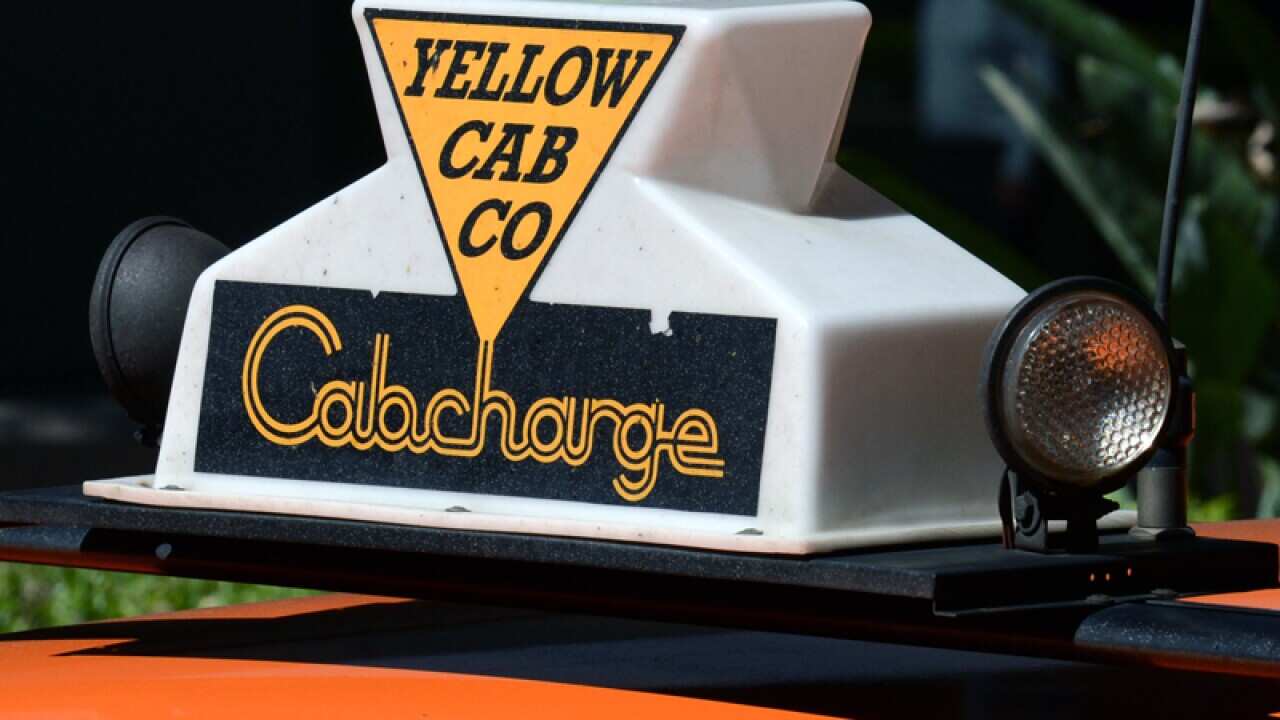 A Yellow Cab taxi in Brisbane