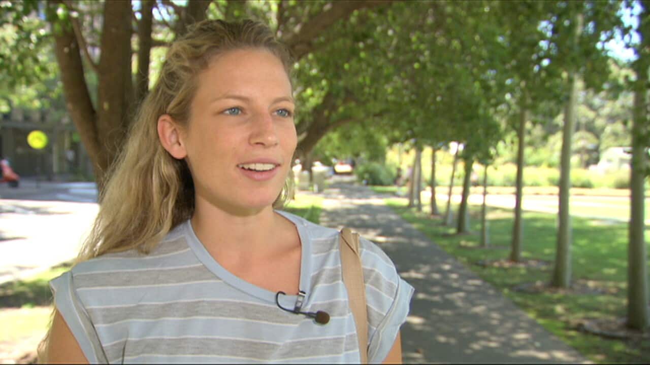 South African Lisa Paterson is begining her studies in Australia.