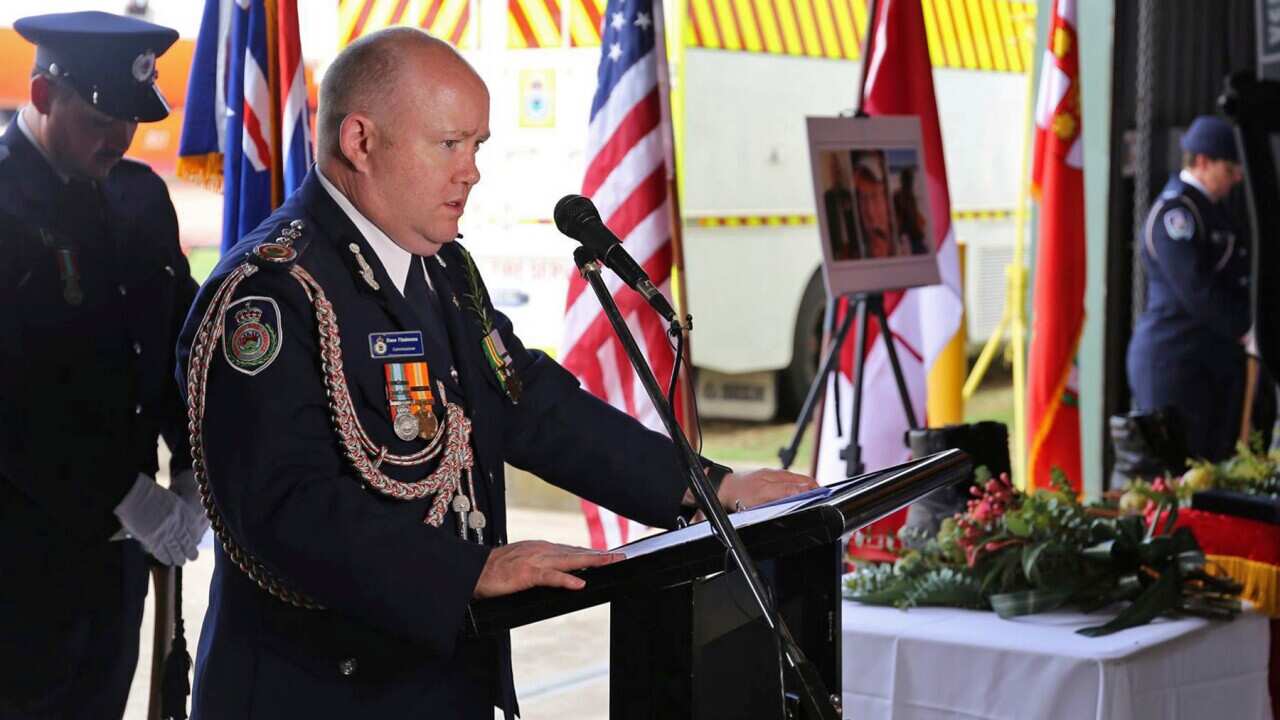 Commissioner Shane Fitzsimmong of NSW RFS