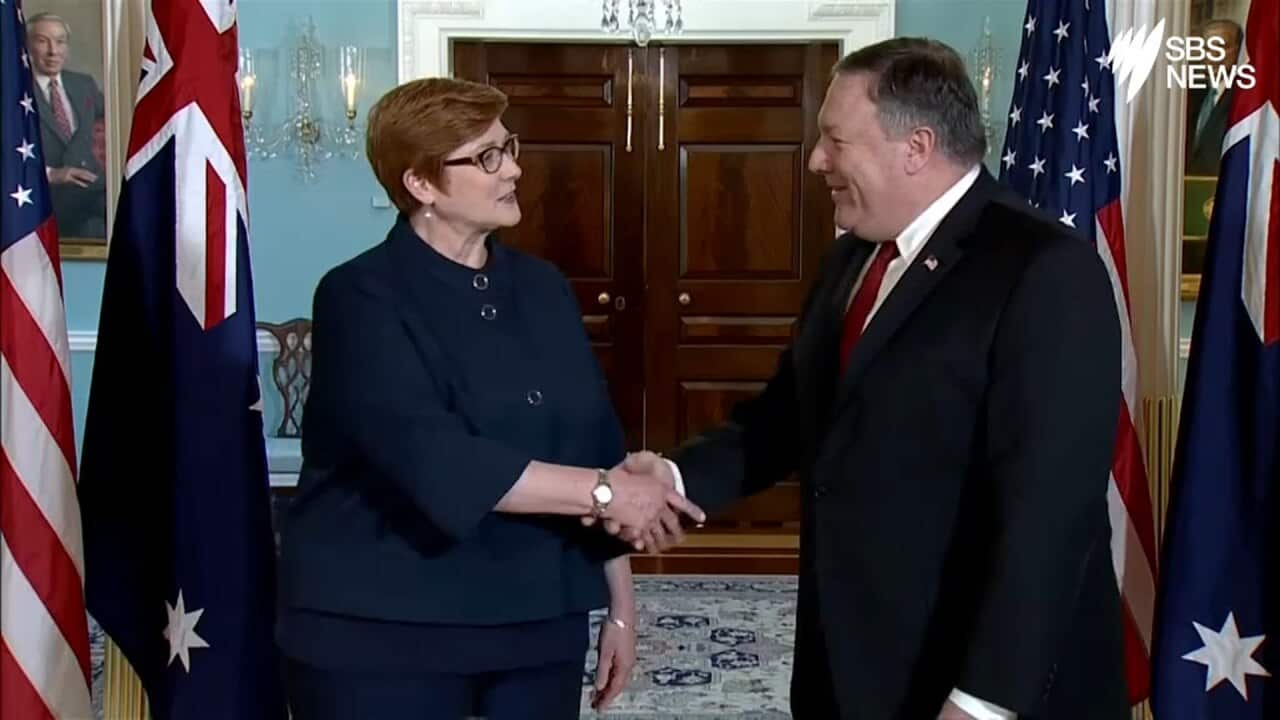 Marise Payne meets with Mike Pompeo