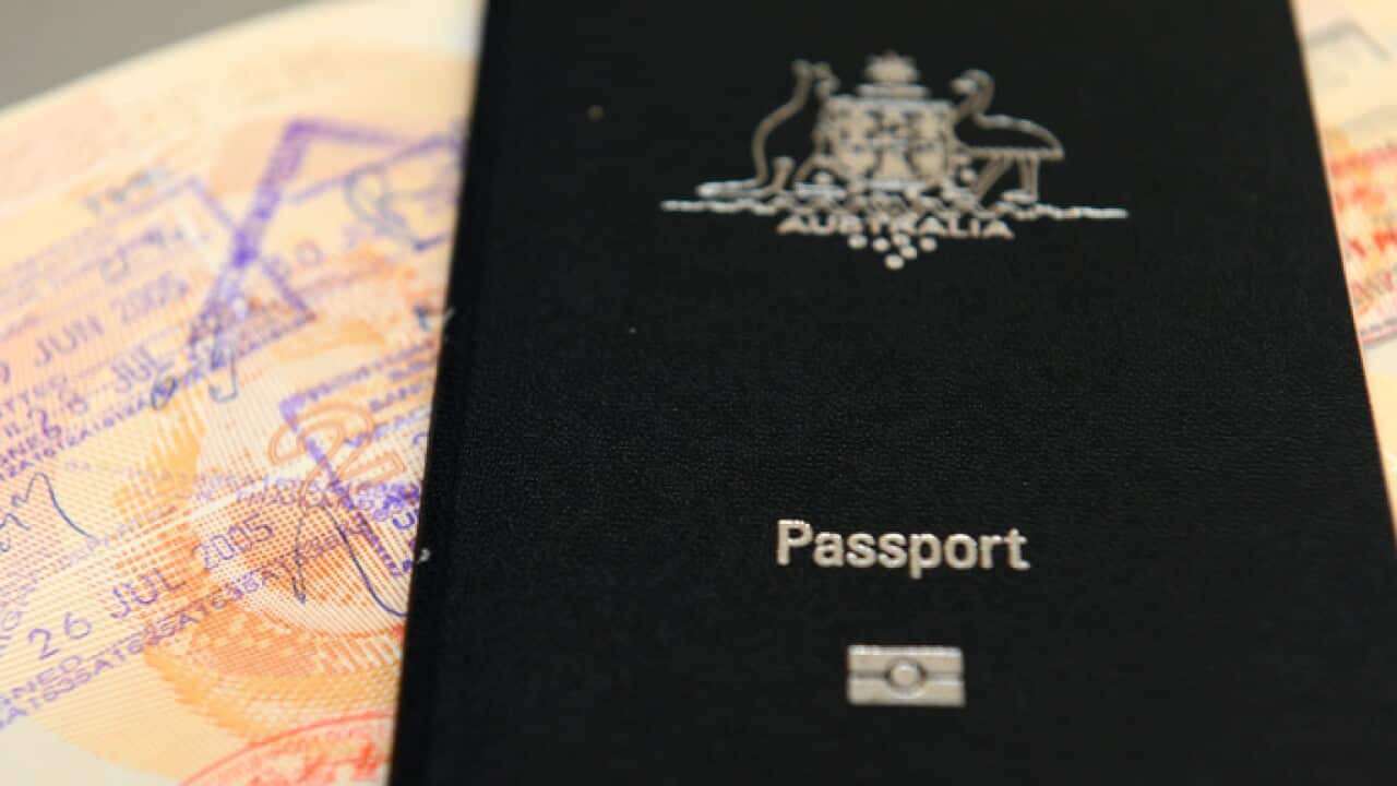 An Australian passport