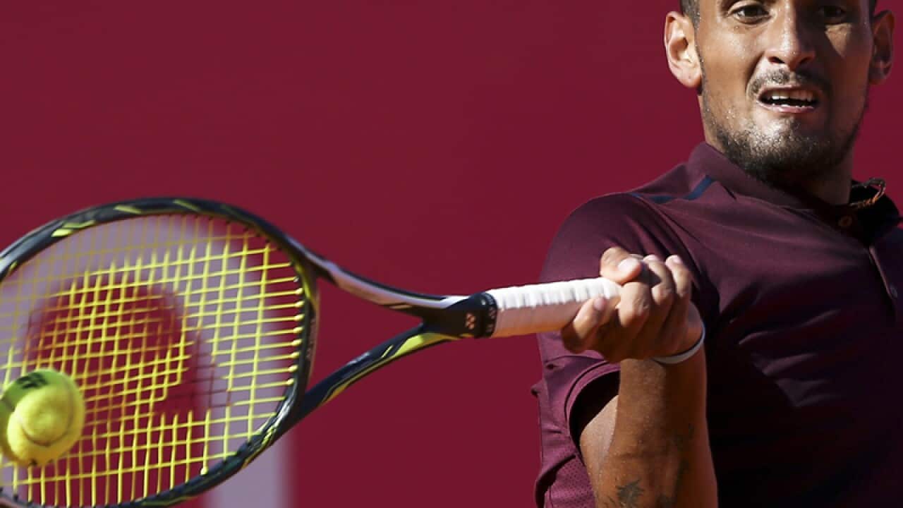 Nick Kyrgios of Australia