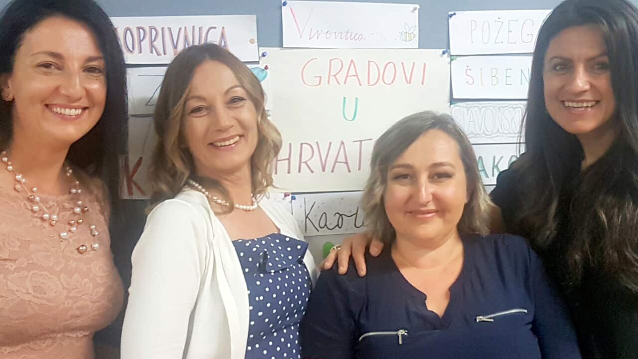 Suzana Fratrić, Tatjana Maleković, Anica Ettard, Elza Kršlović