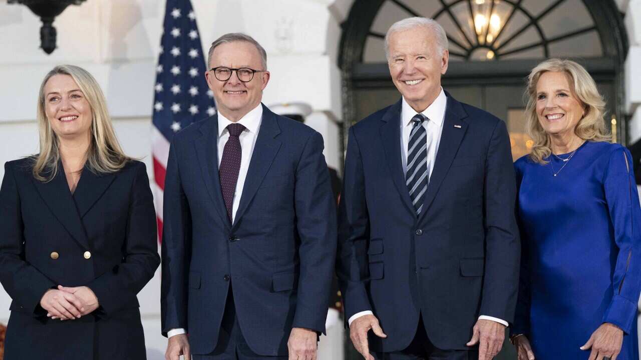 President Joe Biden and First Lady Jill Biden Welcome Australian Prime Minister To The White House