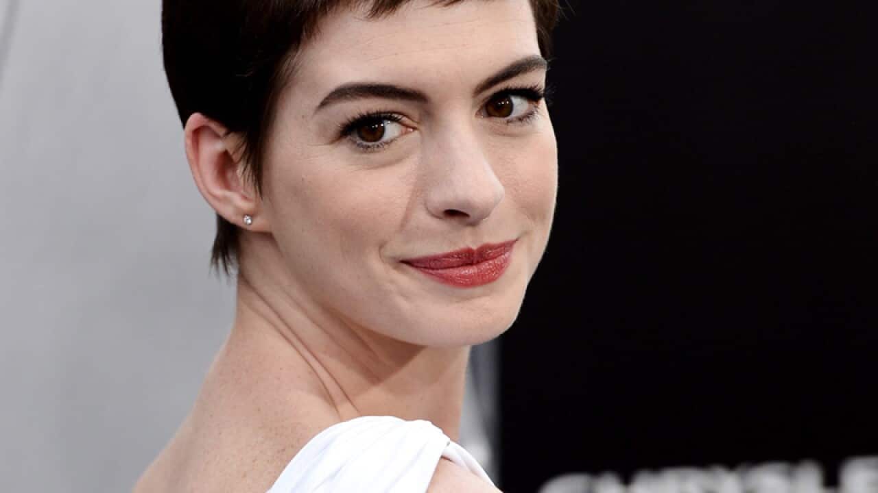 US actress Anne Hathaway
