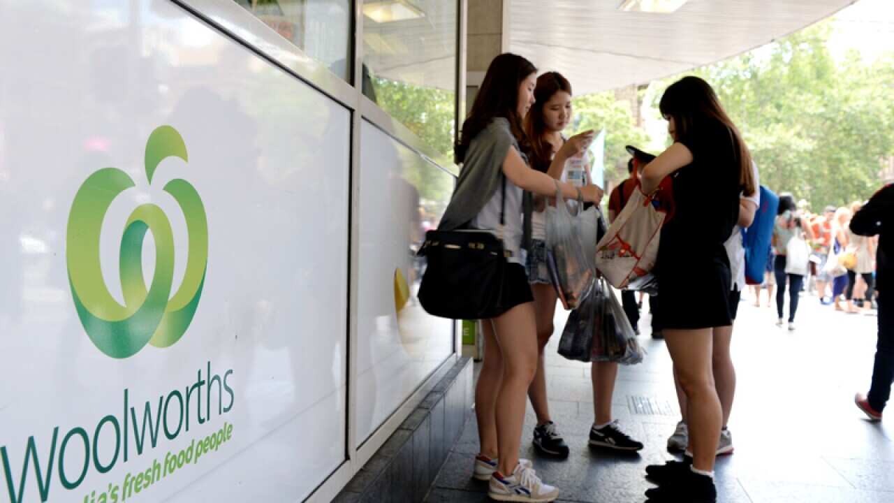 A Woolworths store in Sydney