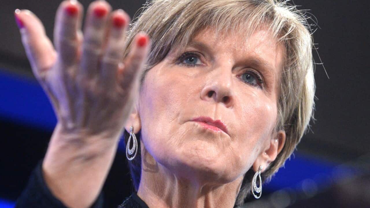 Foreign Minister Julie Bishop
