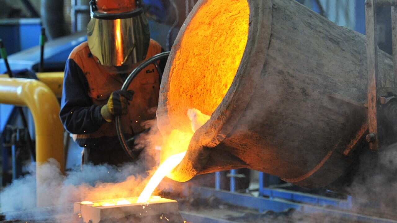 A factory worker in Geelong