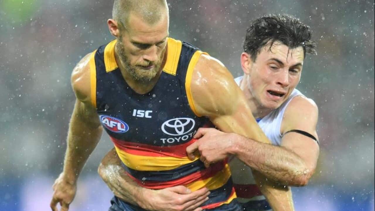 Adelaide Crows player Scott Thompson