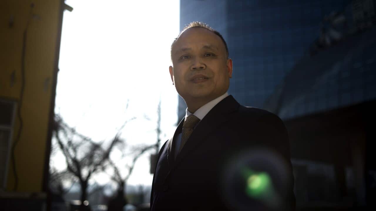 Chinese lawyer Yu Wensheng poses for a portrait in Beijing in 2017.Chinese lawyer Yu Wensheng poses for a portrait in Beijing in 2017.