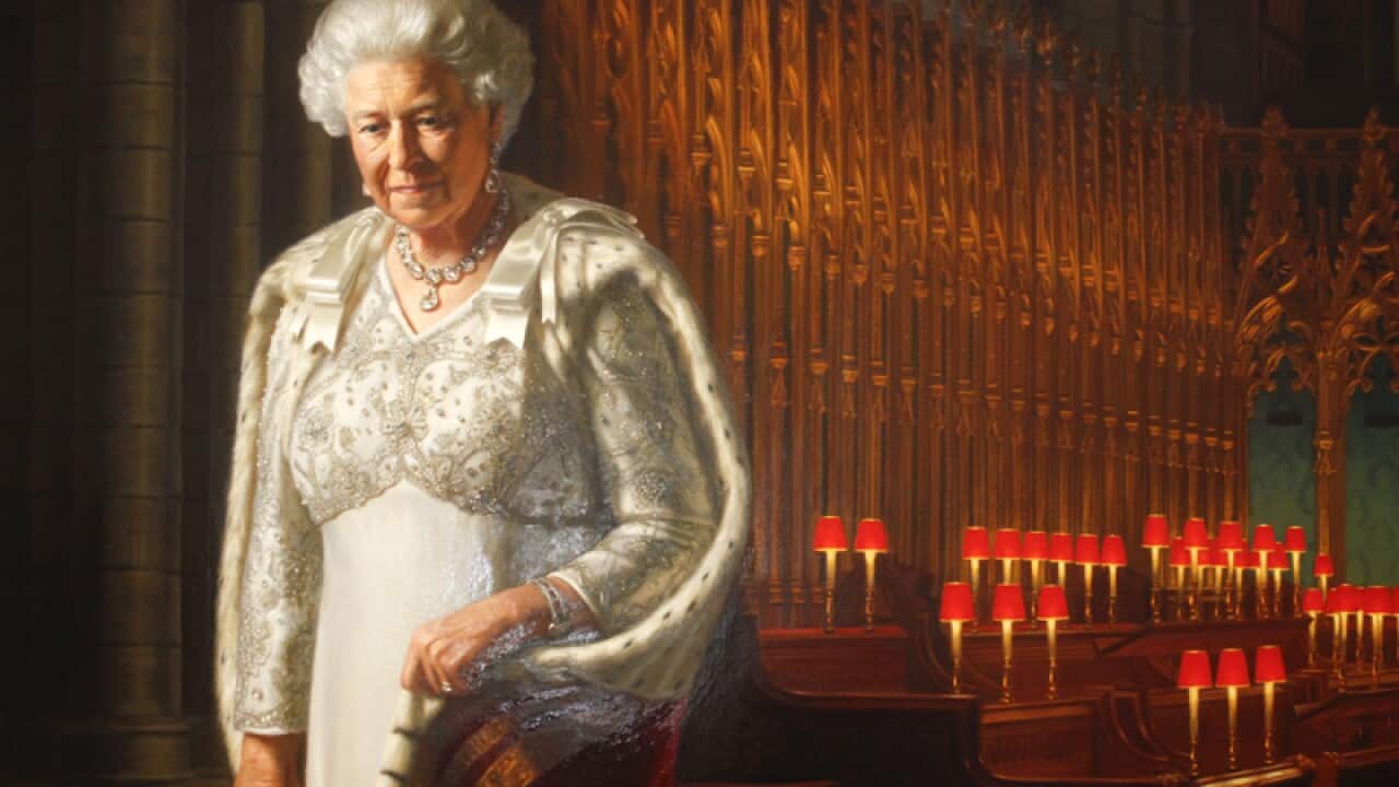 A painting of the Queen by Australian artist Ralph Heimans