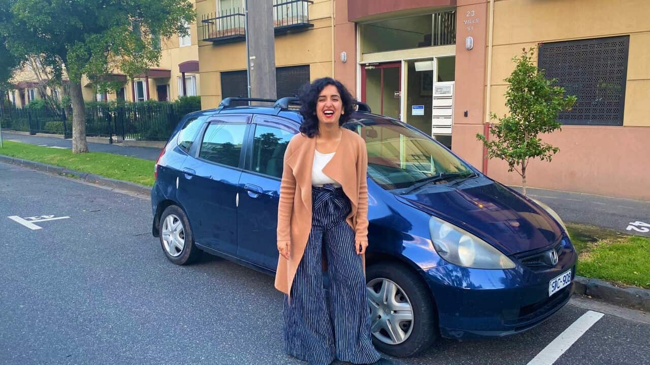 Daizy Maan with her 'hard working' car Jagraj