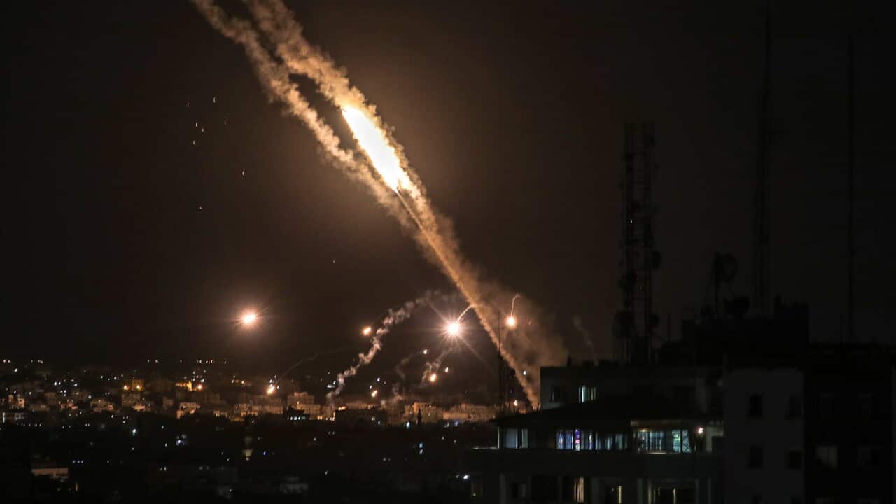 Rockets fired from Gaza head towards Israel