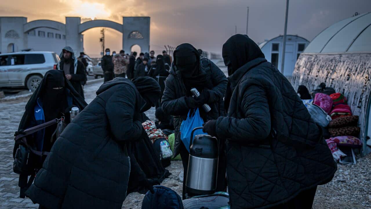 Former detainees moved from Al Hol camp to Aq Burhan camp in Syria - 17 Feb 2026