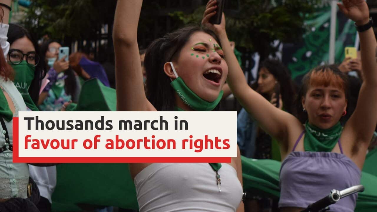 Women across Latin America march in favour of abortion rights