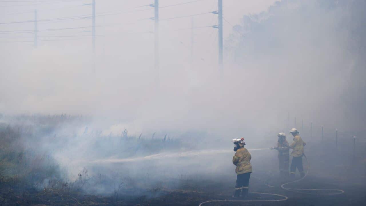 Pialligo Bushfire Continues To Burn Close To Canberra Airport