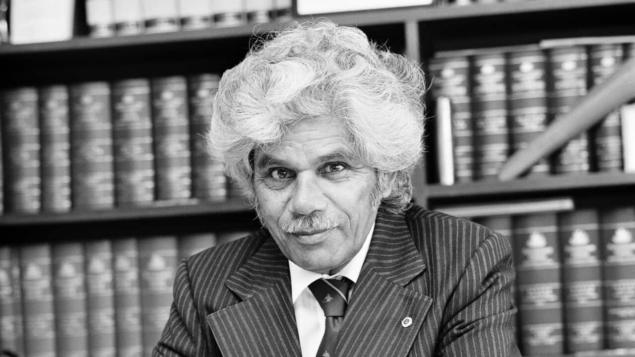 Neville Bonner who in 1971 became the first Indigenous person to serve in the federal parliament - AAP.jpg