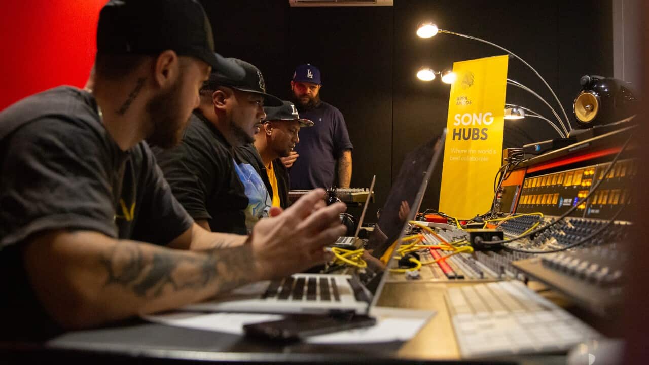 Co-funded by Creative Victoria, the 61st SongHubs camp was curated by Yorta Yorta man Briggs