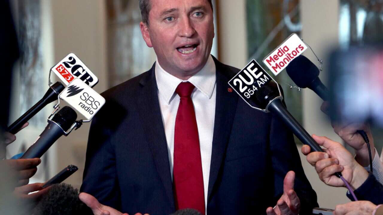 Agriculture Minister Barnaby Joyce