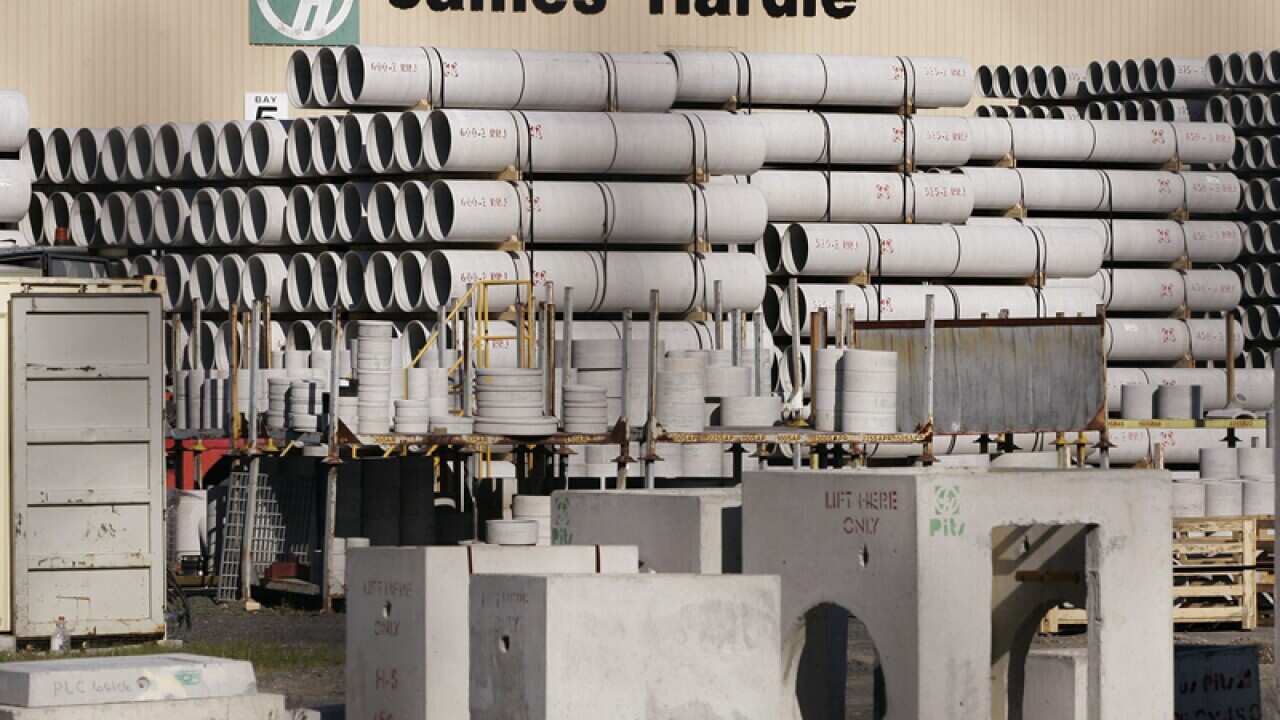 Australian building supplies company James Hardie site in Sydney
