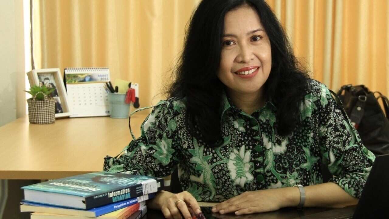 Prof Rahma Sugihartati at the Faculty of Social and Political Sciences, University of Airlangga, Indonesia - early 2019 (Suplied).